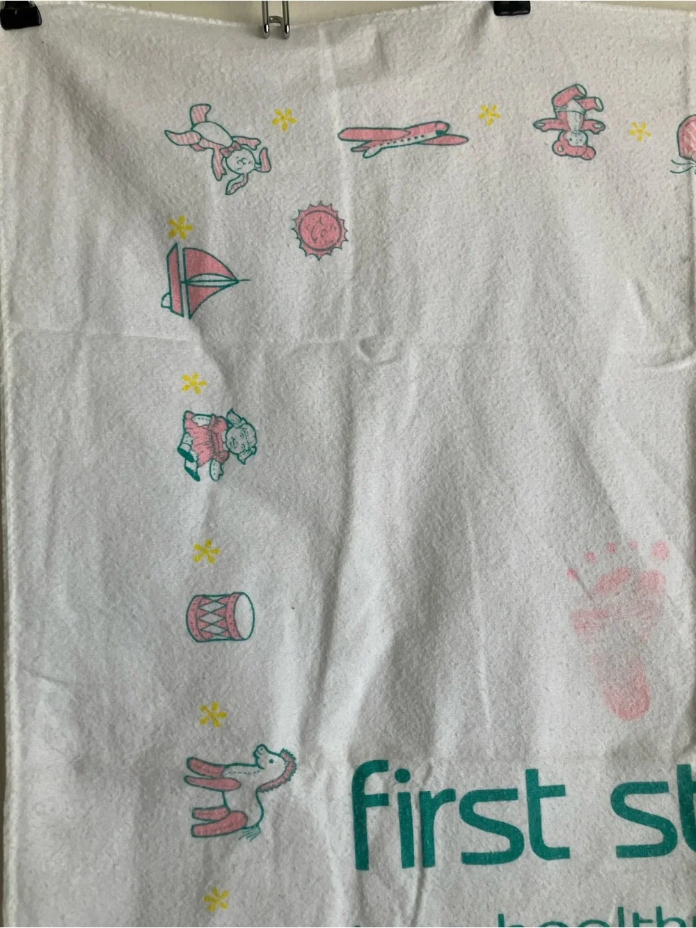 Riegel Baby Receiving Blanket 100% Cotton Flannel First Steps PACC Made in USA